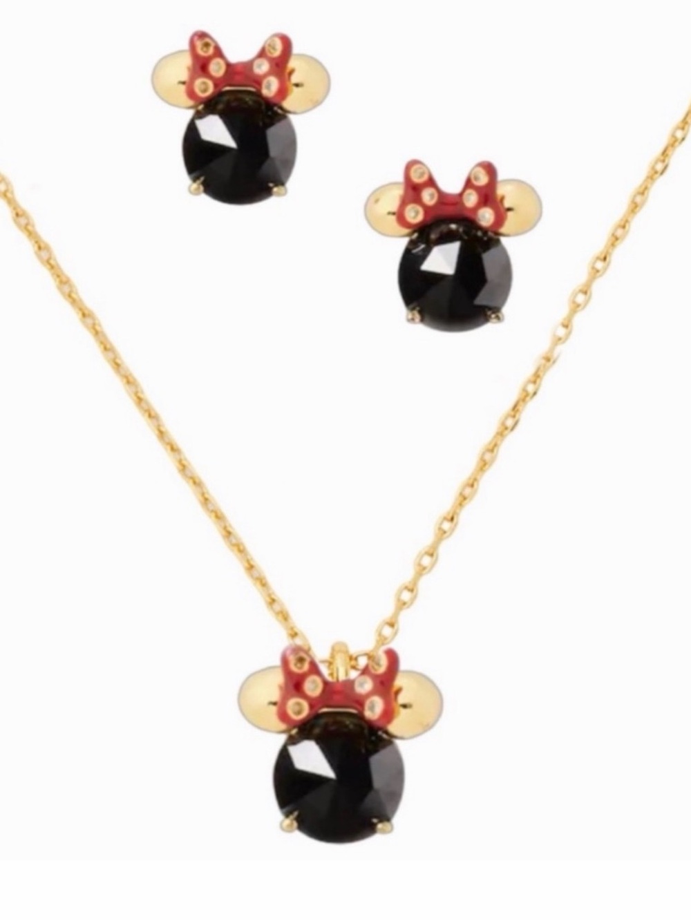 Kate Spade x Disney Necklace & Earrings Set -NWT